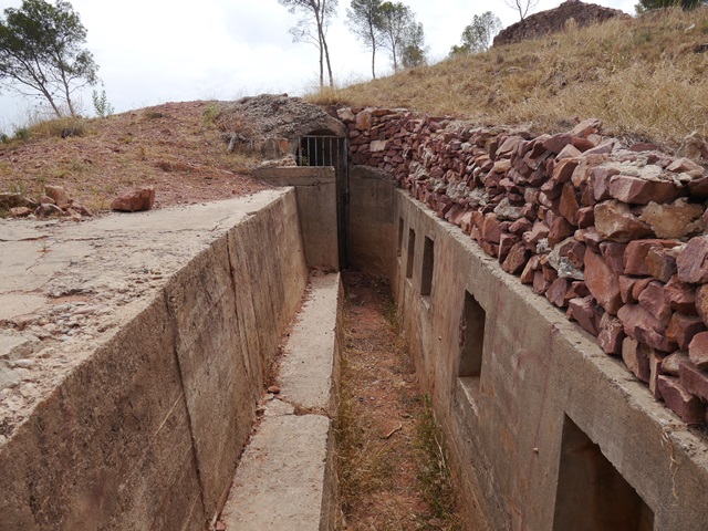 Refugios y trincheras de la Guerra Civil