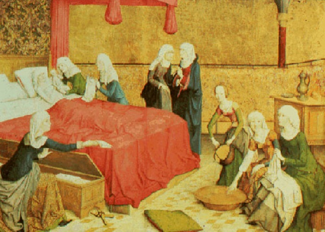 Trótula en una pintura medieval