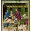 Mujeres tejiendo (Tacuinum Sanitatis, siglo XV) 