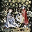 Ofrenda del corazón - tapiz siglo XV